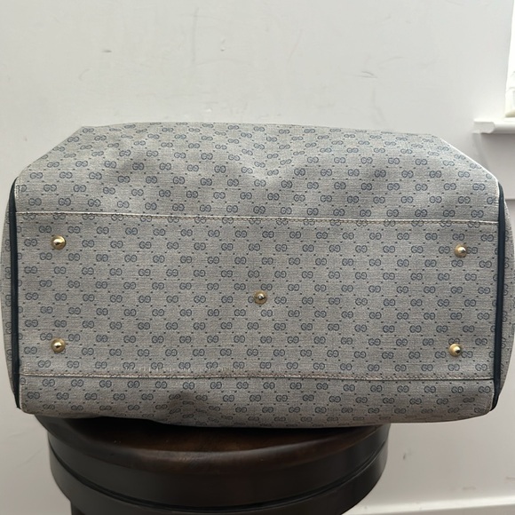 Authentic Vintage Gucci Interlocking GG Monogram Micro Guccissima Boston Doctor - Picture 6 of 10